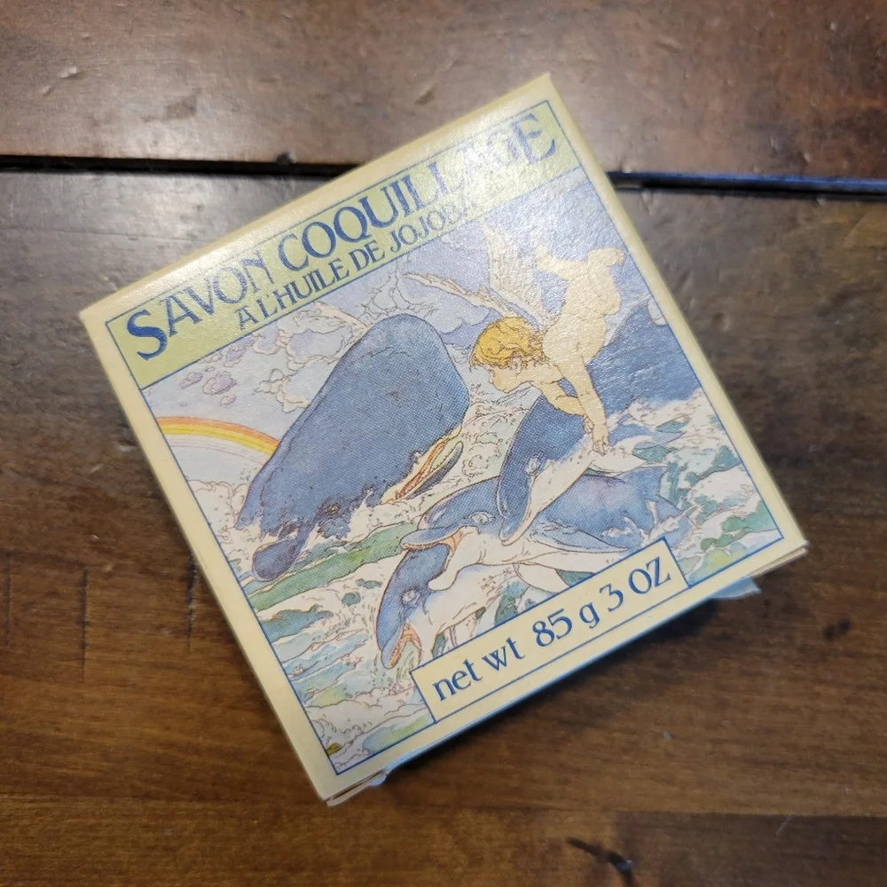 Imported U.K. Crabtree & Evelyn Jojoba Oil Soap 3 oz 1978 Vintage